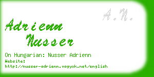 adrienn nusser business card